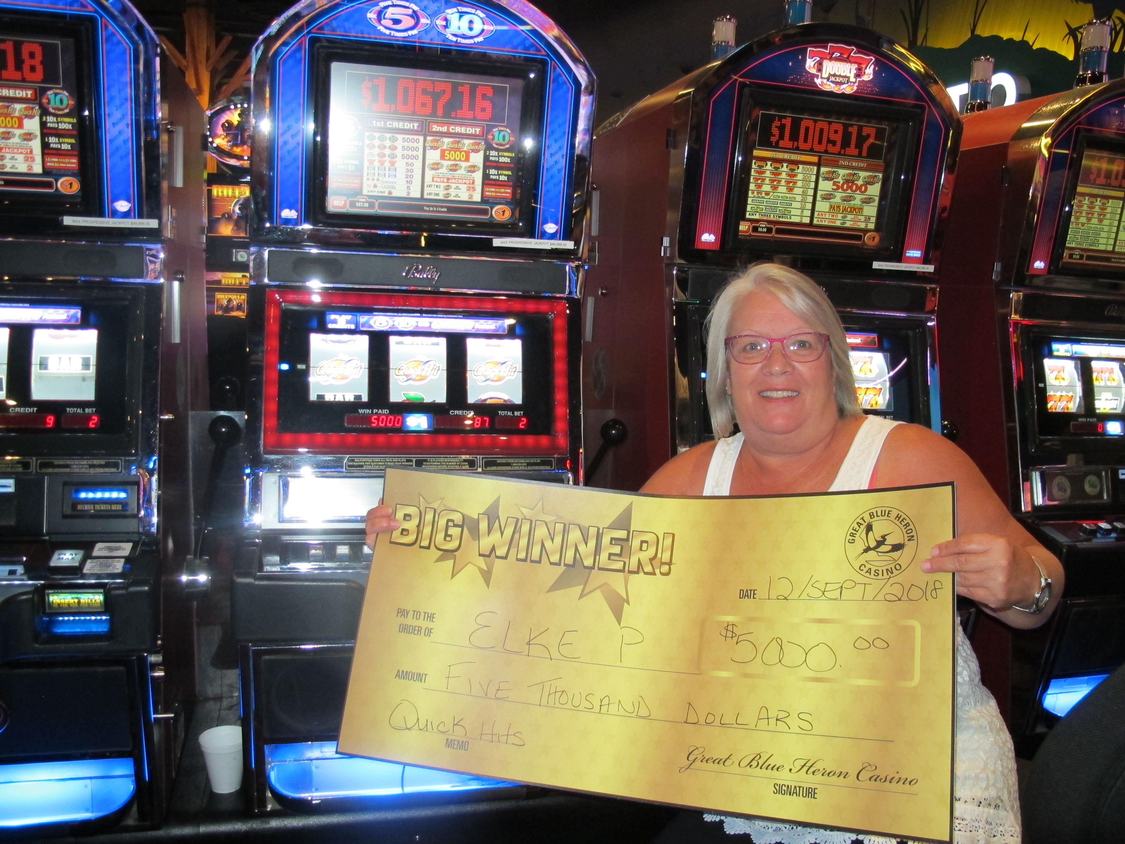 Elke P.: $5000